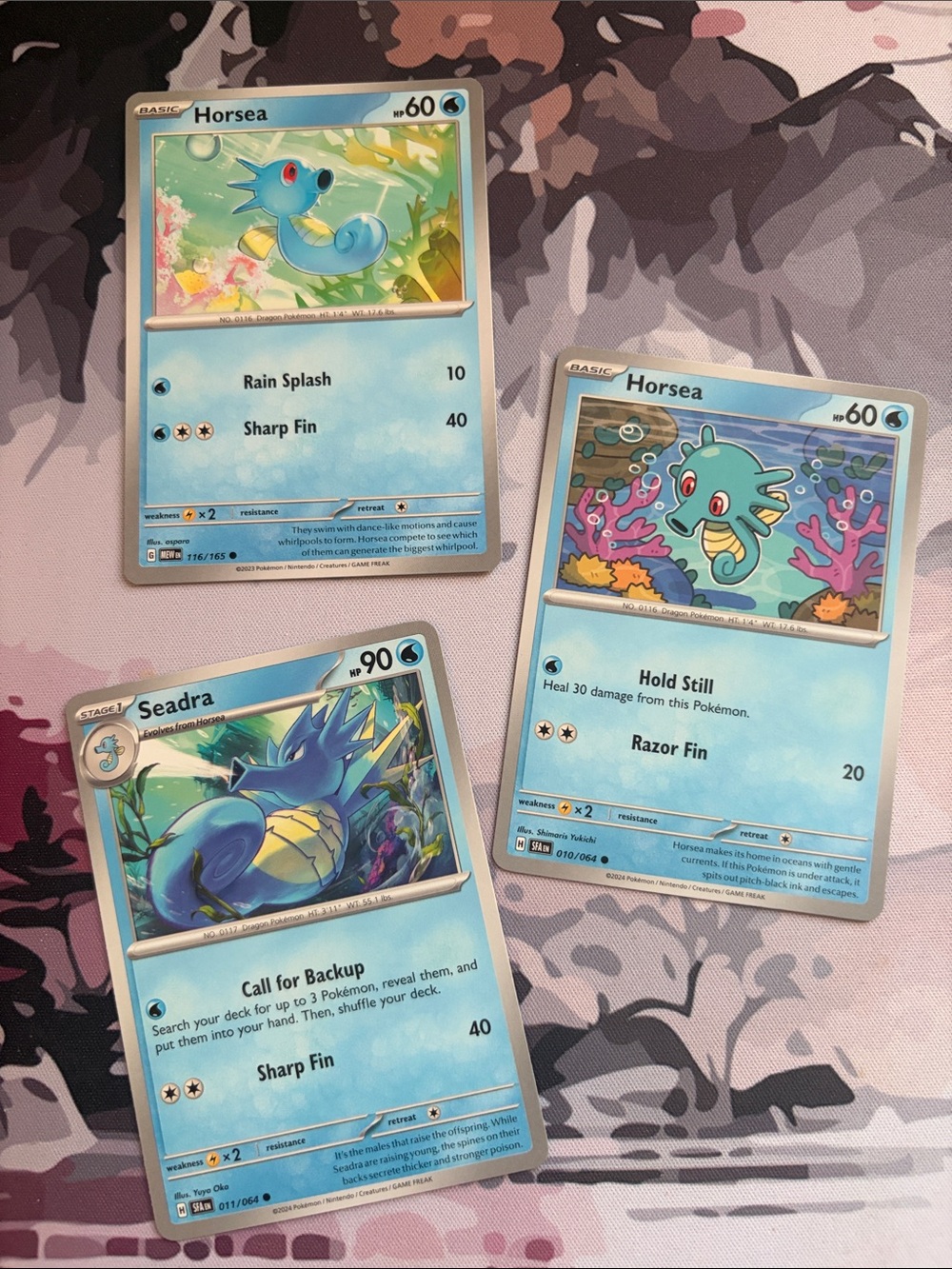 Horsea & Seadra Evolution Collection Lot | 3 Pokémon Cards | ✨5/$25✨
